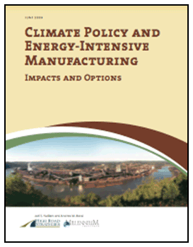 Climate Policy and Energy-Intensive Manufacturing